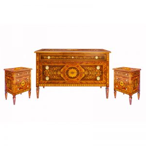 Louis XVI Maggiolini style chest of drawers - Image 4